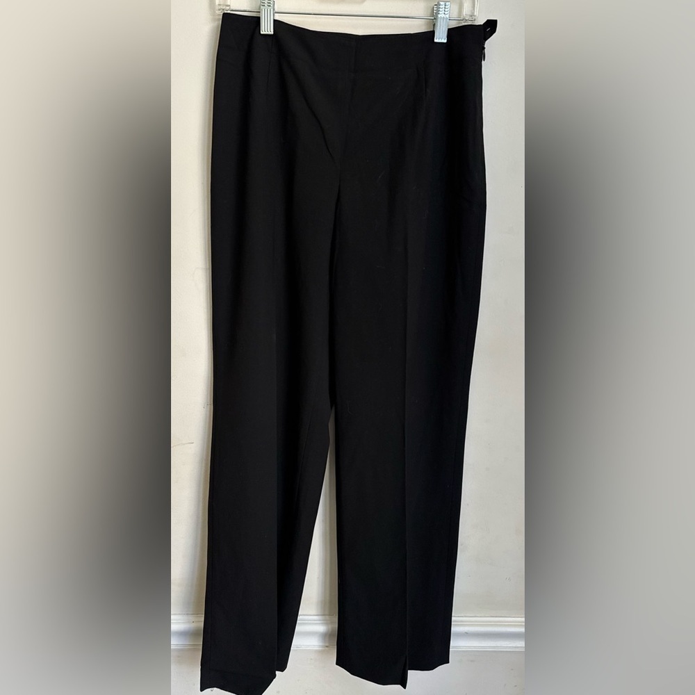 Talbots  size 8 stretch Black heritage Trouser Pants Excellent Career